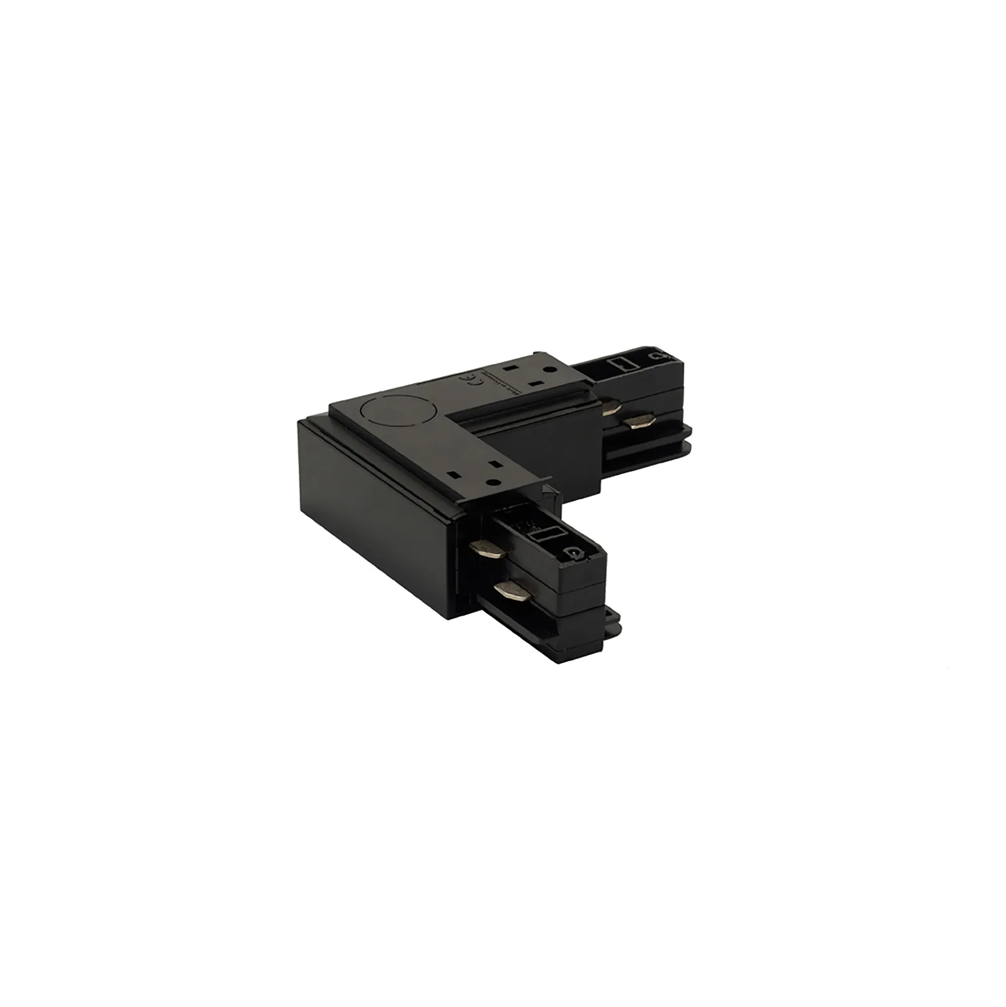 L Coupler With Feeding Option 3 Circuit Surface Mounted Track 555 1 1209 2  Eutrac 3 Circuit Surface-Black
